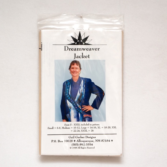 NEW Vintage Dreamweaver Jacket pattern by Gail Garber - Out of Print - Picture 1 of 2